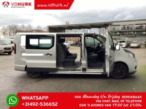 Renault Trafic Van (Fiat Talento) 2.0 MJ L2 170 KM Aut DC Podwójna kabina/ 2x Drzwi przesuwne/ Bezkluczykowy/ Navi/ CarPlay/ Klimatyzacja/ Kamera/ Tempomat