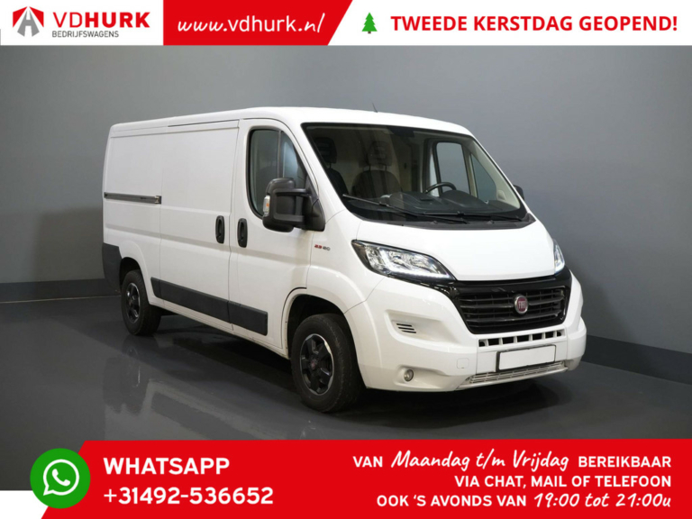 Fiat Ducato Van 2.3 MJ 120 ch L2 Climatisation/ Caméra/ Croisière/ LMV/ Navi/ Crochet d'attelage