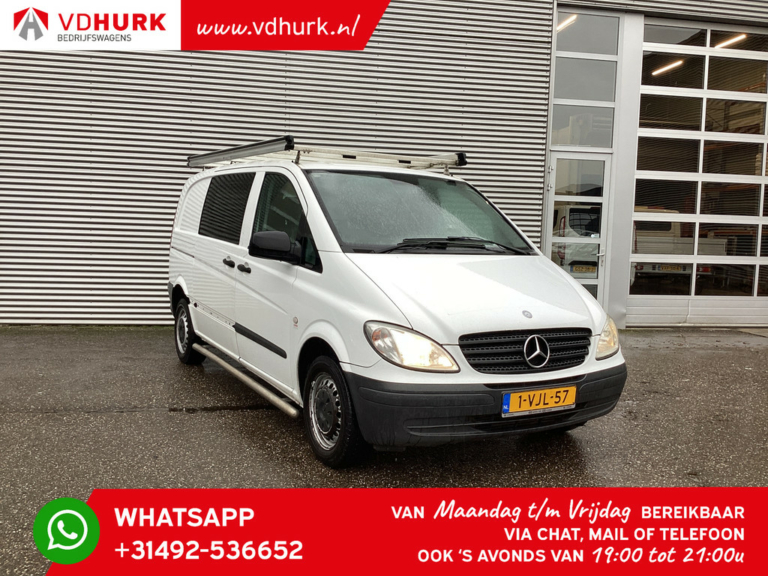 Mercedes-Benz Vito Bestelbus 109 CDI L2 MARGE/ APK/ Cruise/ Imperiaal/ Airco/ Trekhaak