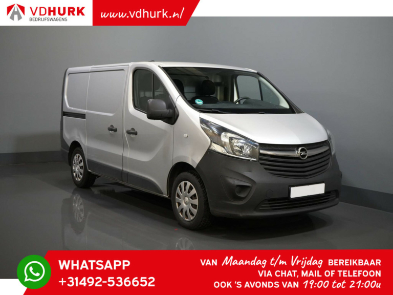 Opel Vivaro Van 1.6 CDTI MOT 11-'25 Crociera/ Airco/gancio di traino