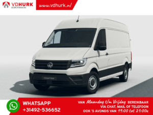 Volkswagen Crafter Bestelbus 35 2.0 TDI 140 pk Aut. L3H3 15x! DECEMBER BINNEN! Virtual Cockpit/ LED/ Gev.Stoel/ Carplay/ Cruise/ PDC/ Camera