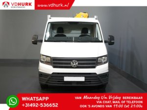 Volkswagen Crafter Open cargo box 6x 165 hp Effer 352S crane/ Crane/ Gru/ Grue/ Kran/ Autokran/ Open cargo box/ Double Air