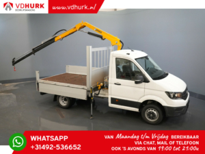 Volkswagen Crafter Open body 50 165 hp Effer 352S Crane/ Crane/ Autokran/ Open body/ Double Air