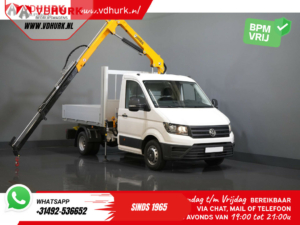 Volkswagen Crafter Open body 50 165 hp Effer 352S Crane/ Crane/ Autokran/ Open body/ Double Air