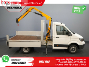 Volkswagen Crafter Open body 50 165 hp Effer 352S Crane/ Crane/ Autokran/ Open body/ Double Air