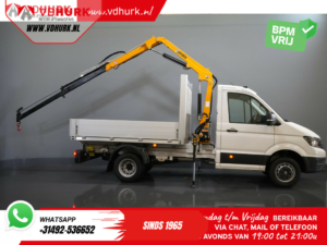 Volkswagen Crafter Open body 50 165 hp Effer 352S Crane/ Crane/ Autokran/ Open body/ Double Air