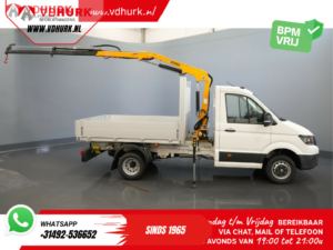 Volkswagen Crafter Open body 50 165 hp Effer 352S Crane/ Crane/ Autokran/ Open body/ Double Air