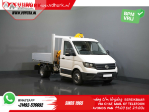 Volkswagen Crafter Open body 50 165 hp Effer 352S Crane/ Crane/ Autokran/ Open body/ Double Air