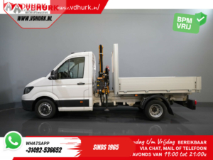 Volkswagen Crafter Open body 50 165 hp Effer 352S Crane/ Crane/ Autokran/ Open body/ Double Air