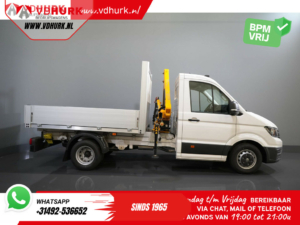 Volkswagen Crafter Open body 50 165 hp Effer 352S Crane/ Crane/ Autokran/ Open body/ Double Air