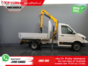 Volkswagen Crafter Open body 50 165 hp Effer 352S Crane/ Crane/ Autokran/ Open body/ Double Air