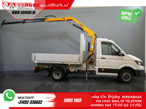 Volkswagen Crafter Open body 50 165 hp Effer 352S Crane/ Crane/ Autokran/ Open body/ Double Air