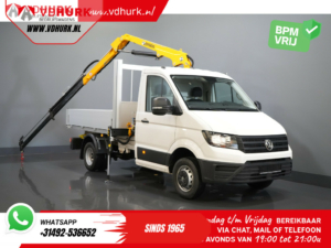 Volkswagen Crafter Open body 50 165 hp Effer 352S Crane/ Crane/ Autokran/ Open body/ Double Air