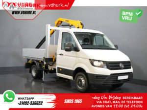 Volkswagen Crafter Open body 50 165 hp Effer 352S Crane/ Crane/ Autokran/ Open body/ Double Air