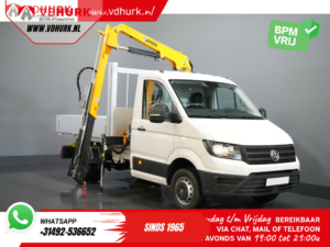 Volkswagen Crafter Open body 50 165 hp Effer 352S Crane/ Crane/ Autokran/ Open body/ Double Air