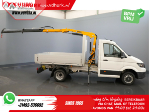 Volkswagen Crafter Open body 50 165 hp Effer 352S Crane/ Crane/ Autokran/ Open body/ Double Air