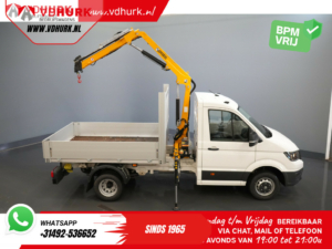 Volkswagen Crafter Open body 50 165 hp Effer 352S Crane/ Crane/ Autokran/ Open body/ Double Air