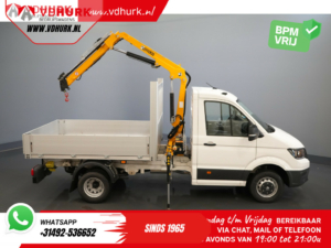 Volkswagen Crafter Open body 50 165 hp Effer 352S Crane/ Crane/ Autokran/ Open body/ Double Air