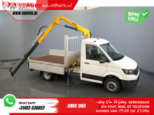 Volkswagen Crafter Open body 50 165 hp Effer 352S Crane/ Crane/ Autokran/ Open body/ Double Air