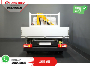 Volkswagen Crafter Open laadbak 50 165 pk Effer 352S Kraan/ Crane/ Kran/ Autokran/ Open laadbak/ PTO/ Dubbel Lucht