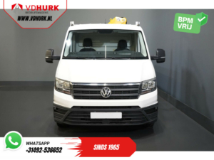 Volkswagen Crafter Open laadbak 50 165 pk Effer 352S Kraan/ Crane/ Kran/ Autokran/ Open laadbak/ PTO/ Dubbel Lucht