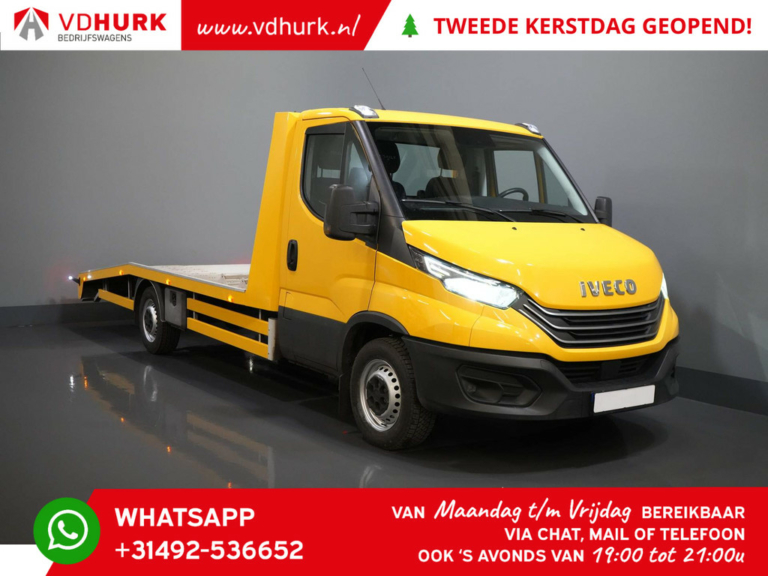 Iveco Daily Autotransporter 3.0 180 hp Autotransporteur/ remorque Drive-up/ Autoambulance/ Abschleppwagen/ Adapt.Cruise/ Suspension pneumatique/ 3.5t Towing Verm.