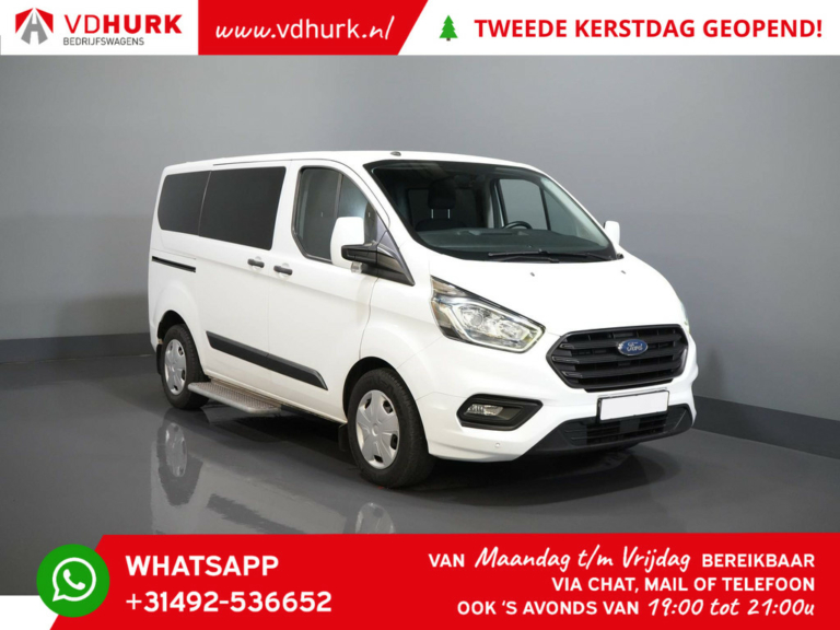 Ford Transit Custom Passenger Tourneo 2.0 TDCI € 32,952,- incl. TVA/BPM Trend Combi/ Kombi/ 9 Person/ 9 P/ Cruise/ PDC/ Airco