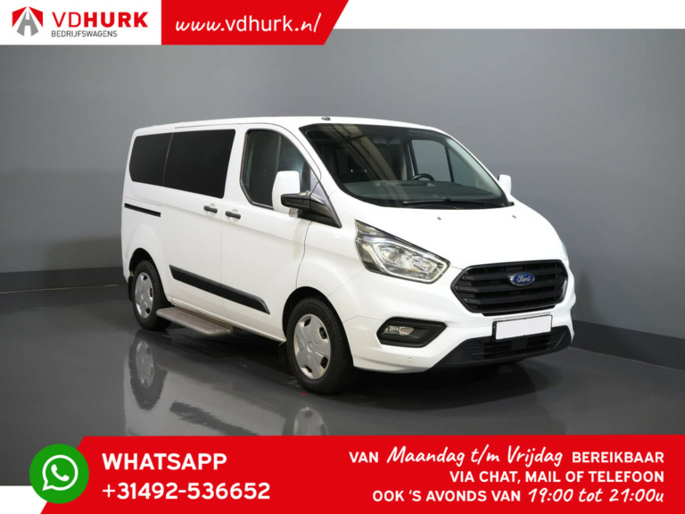 Ford Transit Custom Passenger Tourneo 2.0 TDCI € 33,012,- incl. TVA/BPM Trend Combi/ Kombi/ 9 Person/ 9 P/ Cruise/ PDC/ Airco