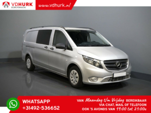 Mercedes-Benz Vito Van 114 CDI Aut. L3 DC Dublu Cabină/ EURO6/ Climă/ Navi/ Cameră/ Cruise/ Bara de remorcare