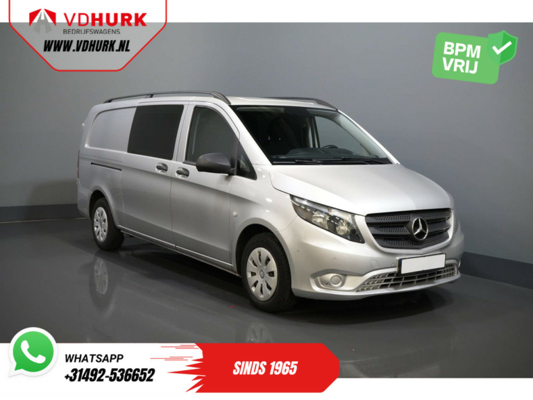 Mercedes-Benz Vito Furgone 114 CDI Aut. L3 BPM GRATIS! DC Doppia Cabina EURO6/ Clima/ Navi/ Telecamera/ Crociera/ Barra di traino