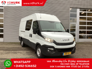 Iveco Daily Vans 35S16V 2.3 L3H2 155 KM Aut. DC Podwójna kabina/ Uciąg 3.5T/ Klimatyzacja/ Tempomat/ Kamera/ Hak holowniczy