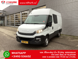 Iveco Daily Vans 35S16V 2.3 L3H2 155 KM Aut. DC Podwójna kabina/ Uciąg 3.5T/ Klimatyzacja/ Tempomat/ Kamera/ Hak holowniczy