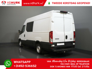 Iveco Daily Vans 35S16V 2.3 L3H2 155 KM Aut. DC Podwójna kabina/ Uciąg 3.5T/ Klimatyzacja/ Tempomat/ Kamera/ Hak holowniczy