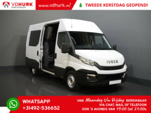 Iveco Daily Vans 35S16V 2.3 L3H2 155 KM Aut. DC Podwójna kabina/ Uciąg 3.5T/ Klimatyzacja/ Tempomat/ Kamera/ Hak holowniczy