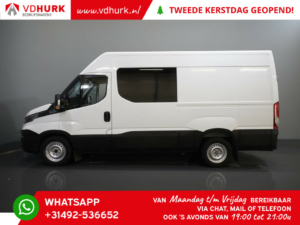 Iveco Daily Vans 35S16V 2.3 L3H2 155 KM Aut. DC Podwójna kabina/ Uciąg 3.5T/ Klimatyzacja/ Tempomat/ Kamera/ Hak holowniczy