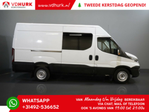 Iveco Daily Vans 35S16V 2.3 L3H2 155 KM Aut. DC Podwójna kabina/ Uciąg 3.5T/ Klimatyzacja/ Tempomat/ Kamera/ Hak holowniczy