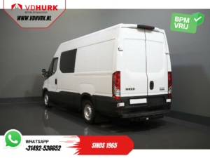 Iveco Daily Bestelbus 35S16V 2.3 L3H2 155 pk Aut. DC Dubbel cabine BPM VRIJ! 3.5T trekverm./ Climate/ Cruise/ Camera/ Trekhaak