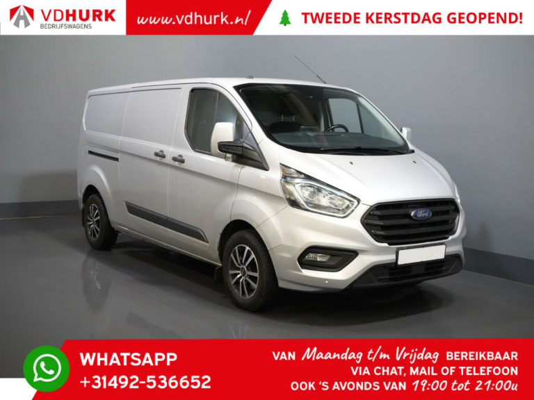 Ford Transit Custom Van 320 2.0 TDCI 170 ch L2 2x Porte coulissante/ CarPlay/ Cruise/ Camera/ LMV/ PDC/ Crochet de remorquage