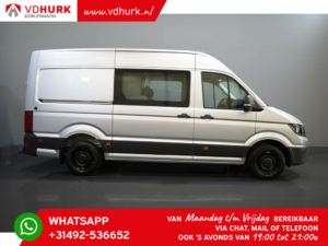 Volkswagen Crafter Van 2.0 TDI 180 ch Aut. L3H3 DC Double Cab 7pers./ Charpentier/ Attelage/ Carplay/ Caméra/ / Croisière