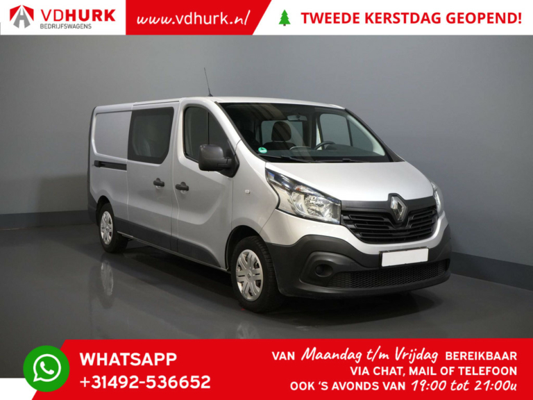 Renault Trafic Van 1.6 dCi L2 DC Doppia Cabina MARGE/ EURO6/ Navi/ Keyless/ PDC/ Cruise/ Airco