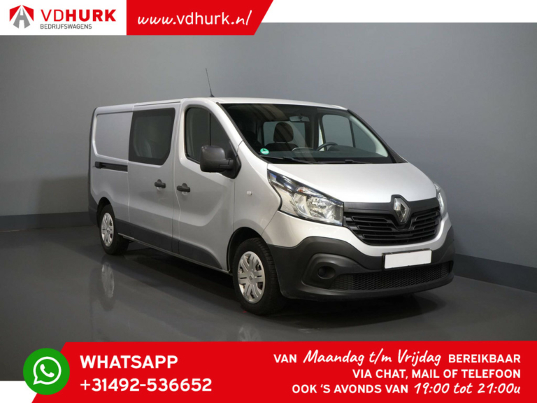 Renault Trafic Furgoneta 1.6 dCi L2 DC Doble Cabina MARGE/ EURO6/ Navi/ Keyless/ PDC/ Cruise/ Airco