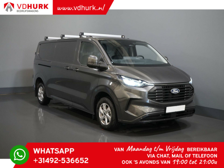 Ford Transit Custom Van 300 2.0 TDCI L2 Limited LED/ Stand heater/ Stoelverw./ Climate/ CarPlay/ Camera/ PDC/ LMV/ Cruise/ Towbar