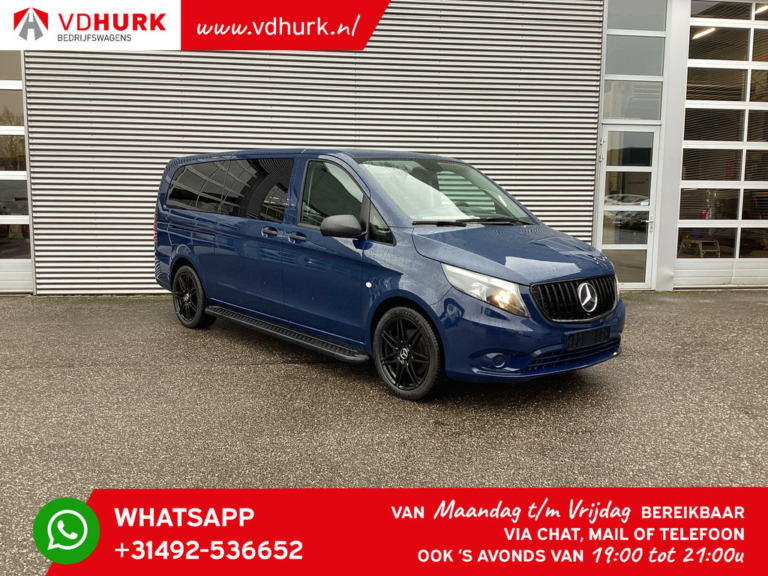 Mercedes-Benz Vito Van 114 CDI Aut. Extra Long DC Double Cab/ Seatverw./ CarPlay/ Camera/ PDC/ 19" LMV/ Sidesteps/ Cruise