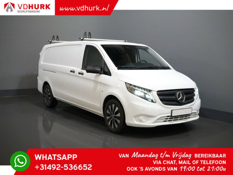 Mercedes-Benz Vito Van 119 CDI Aut. Chauffage d'appoint/ Intérieur/ LED/ Sièges chauffants/ CarPlay/ Caméra/ Navi/ LMV/ Croisière/ PDC/ Crochet d'attelage