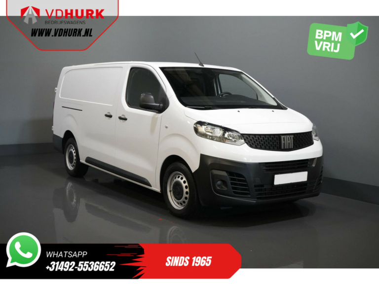 Fiat Scudo Bestelbus 2.0 MJ 145 pk Aut. L3 Inrichting/ Standkachel/ Stoelverw./ Cruise/ Airco/ Trekhaak