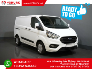 Ford Transit Custom Bestelbus 300 2.0 TDCI 136 pk Trend BPM VRIJ! Ready2Go Standkachel/ Carplay/ Stoelverw./ Camera/ PDC/ Cruise/ Trekhaak