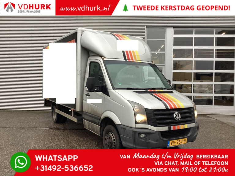 Volkswagen Crafter Bakwagen 50 2.0 TDI 165 hp Bakwagen Dubbel Lucht/ Koffer/ Gev.stoel/ Topspoiler/ Navi/ Cruise/ Airco