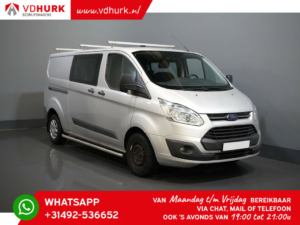 Ford Transit Custom Van 2.2 TDCI L2 Trend DC Cabină dublă/ Bare laterale/ Cameră/ PDC/ Cruise/ Bara de remorcare/ Aer condiționat