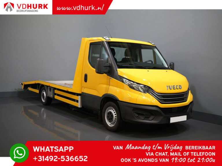 Iveco Daily Autotransporter 35S18H 3.0 180 cv Autotransporter/ Oprijwagen/ Abschleppwagen/ Autoambulanza/ Airvering/ Adapt.Cruise/ Climate/ Navi/ Gev.Stoe