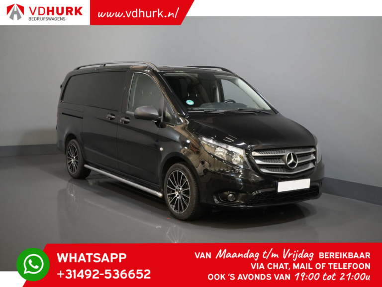 Mercedes-Benz Vito Furgoneta 114 CDI Aut. L2 DC Doble Cabina 2.8t Trekverm./ Navi/ Clima/ Cámara/ PDC/ LMV/ Crucero/ Gancho de remolque